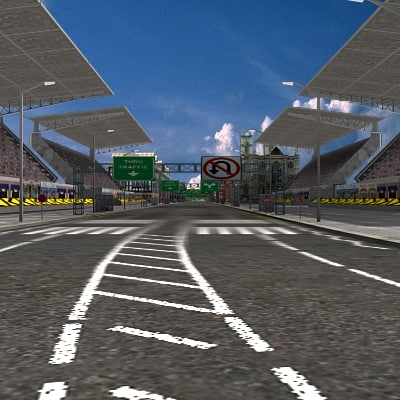 figure 8 race track