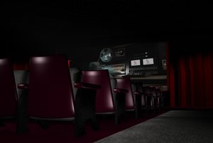 movie theatre 3d model