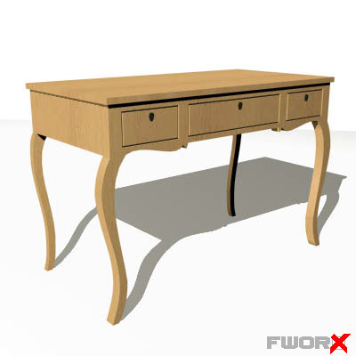 Table Old Fashioned 3d Max