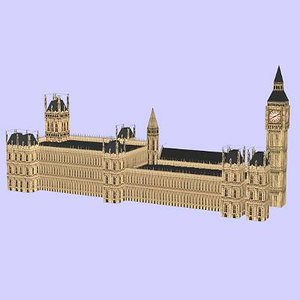 3d house parliament big