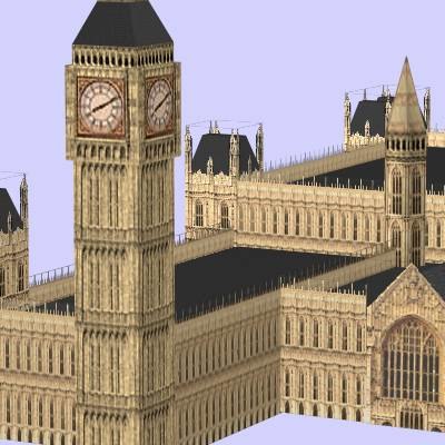 House Parliament Big 3d Model