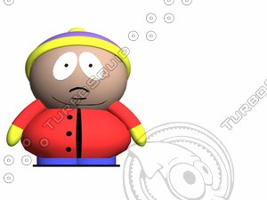 3d cartman south park model