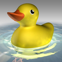 duck character 3d model