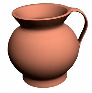 3d model of jug