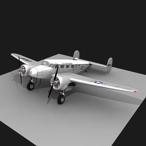 3d plane c-45h twin model