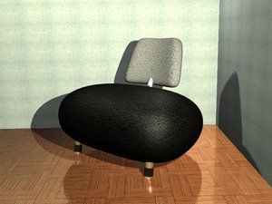 3d model armchair