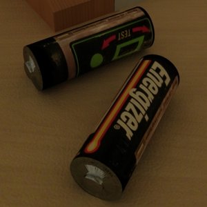 energizer battery zipped 3d model