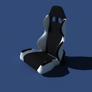 3d model sparco racing seat