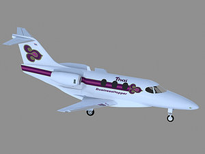 3d model of raytheon thai airways