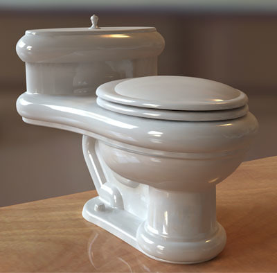 kohler revival toilet 3d model