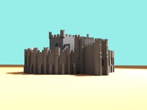 3d max medievil castle