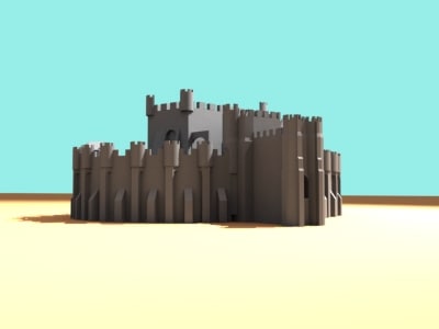 3d max medievil castle
