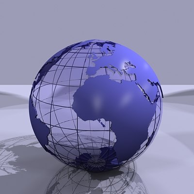 Globe Earth World 3d Model