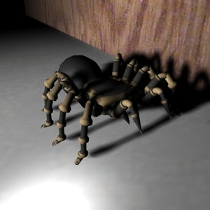 3d spider tarantula model