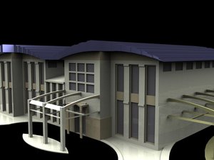 school 3d blender models free download