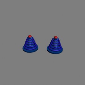 3d tesla coils model