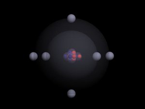 carbon atom 3d model