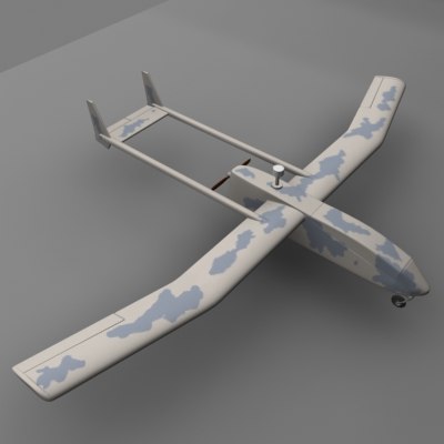 uav shadow 600 3d model