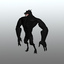 3d model werewolf wolf