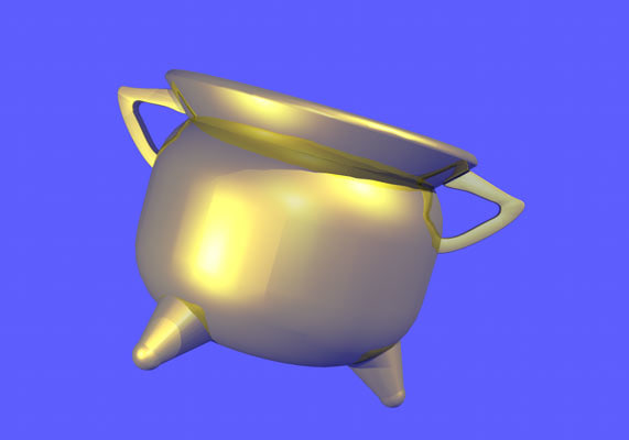 cauldron 3d model