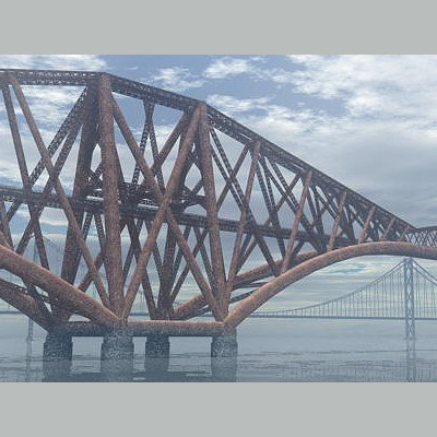 Bridges Forth Rail 3d Model