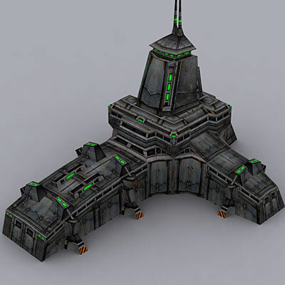 3d building military