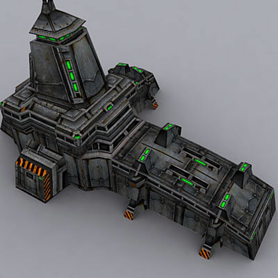 3d building military