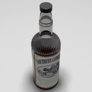 liquor bottle 3d model