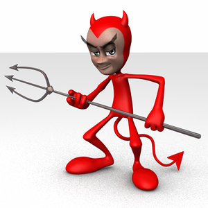 devil boy 3d c4d