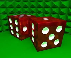 free casino dice 3d model