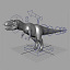 rigged tyrannosaurus rex 3d model