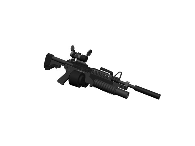 3d m4a1 model