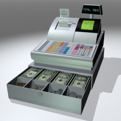 cash register money
