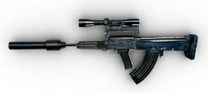 new assault rifle oc-14 groza 3d model