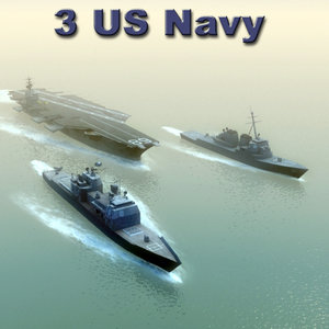 3d model navy ships