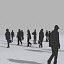 people silhouet 3d model