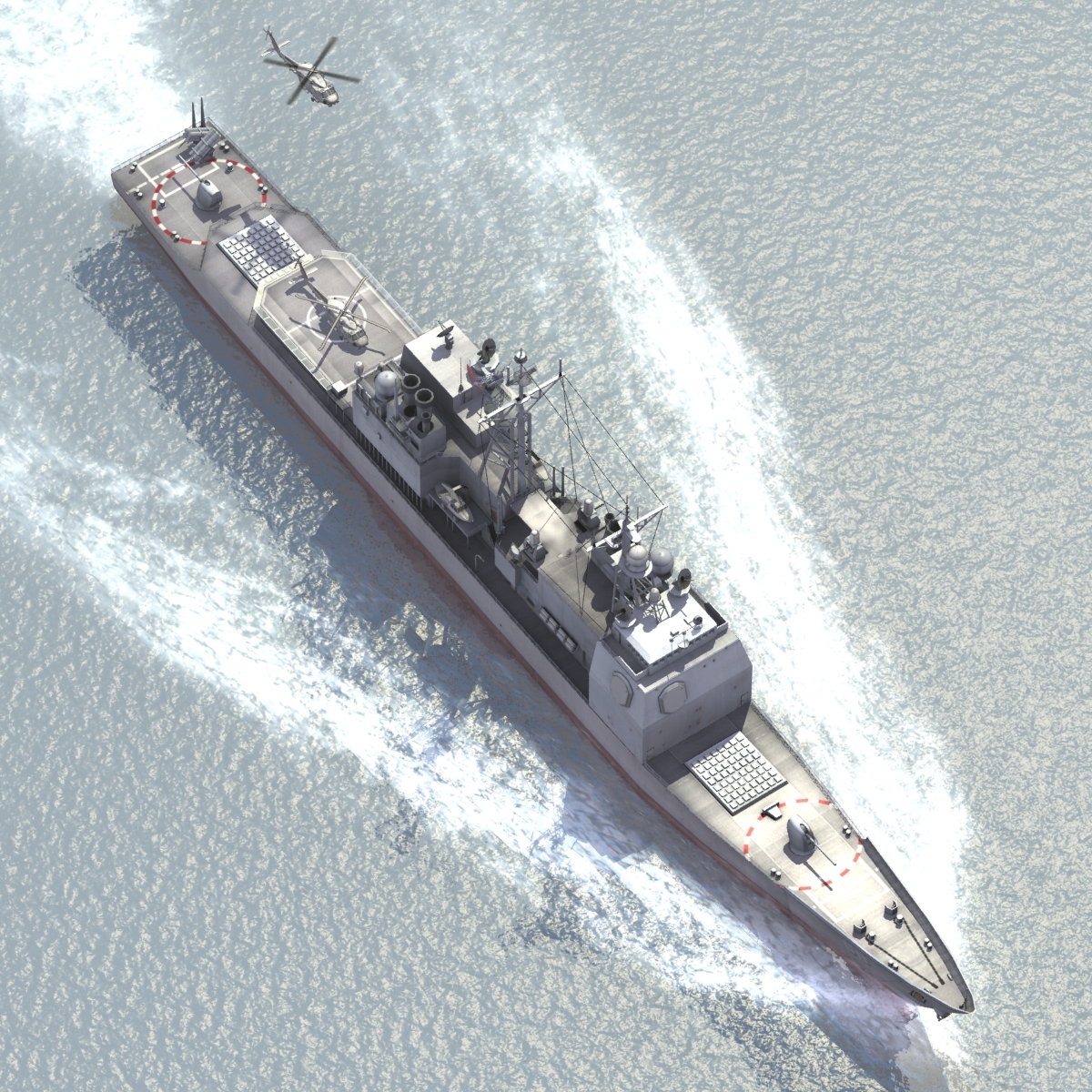 navy ships destroyers warships 3d model