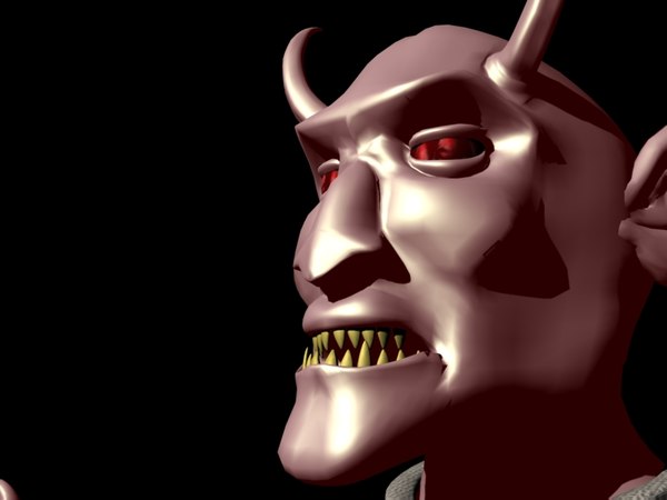 devil evil 3d model