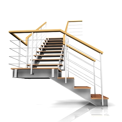 3ds max stair staircase