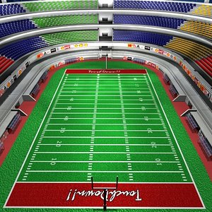 football stadium 3d model