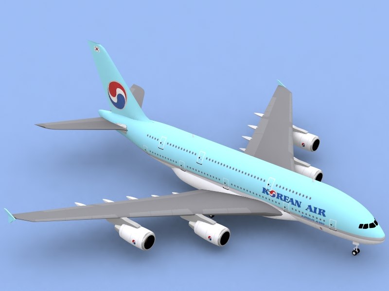 korean air toy plane