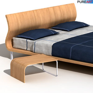 3d antea double bed