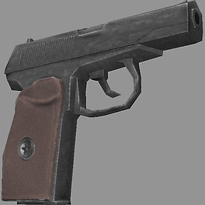 3d makarov pistol
