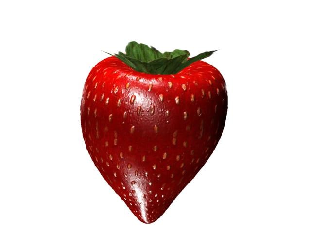 3D strawberry - TurboSquid 221659