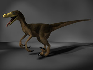 raptor dinosaurs 3d model
