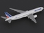 b 777-300 er air france 3d model
