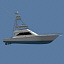 sportfishing yacht boat 3d model