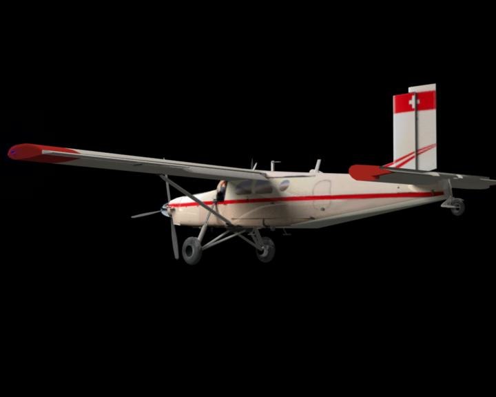 Pilatus Porter Pc 6 3d Model