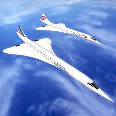 concorde aircraft 3d model