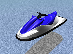 wave runner 3d model